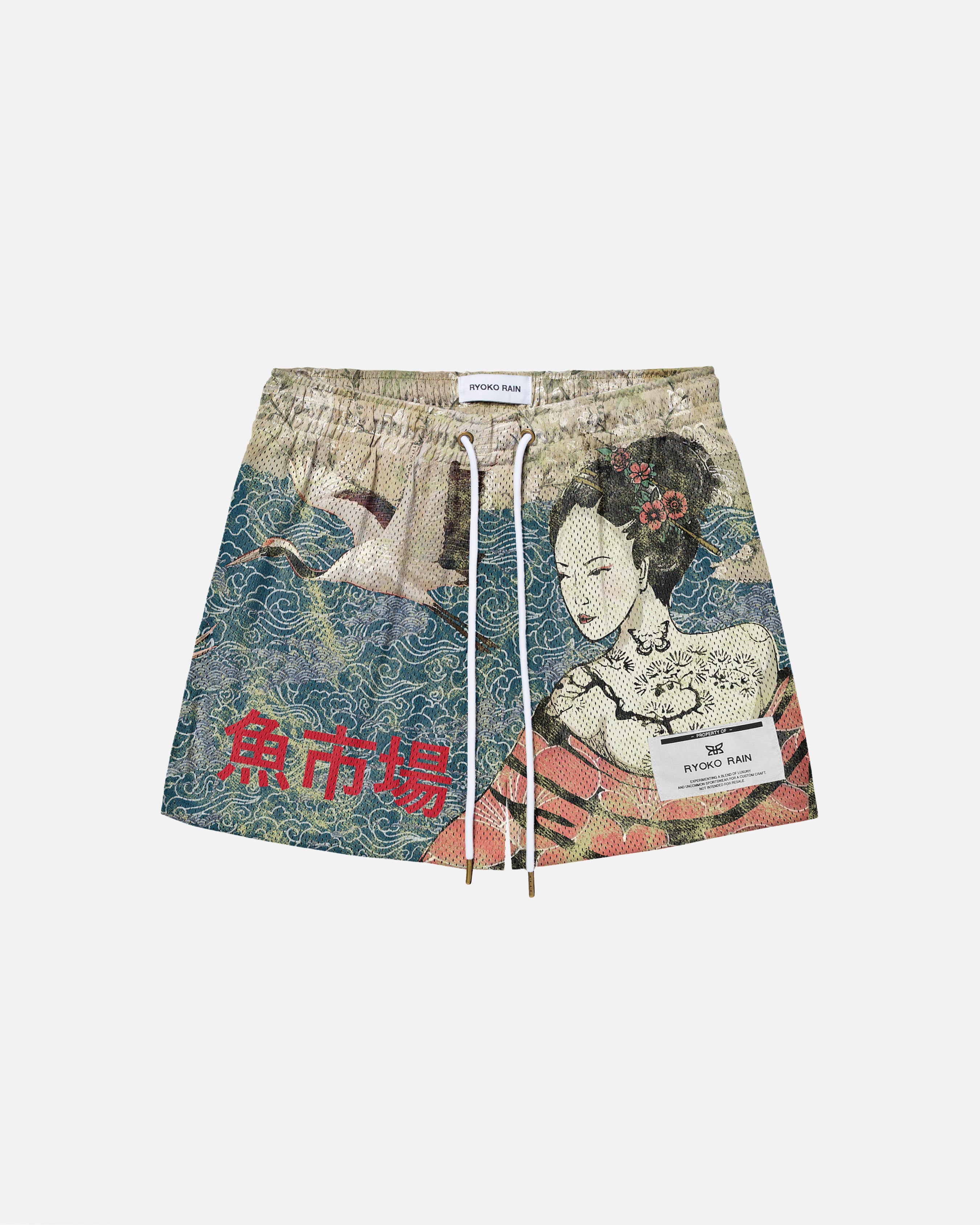RYOKO スクイーズ JAPANESE GEISHA SHORTS – Ryoko Rain