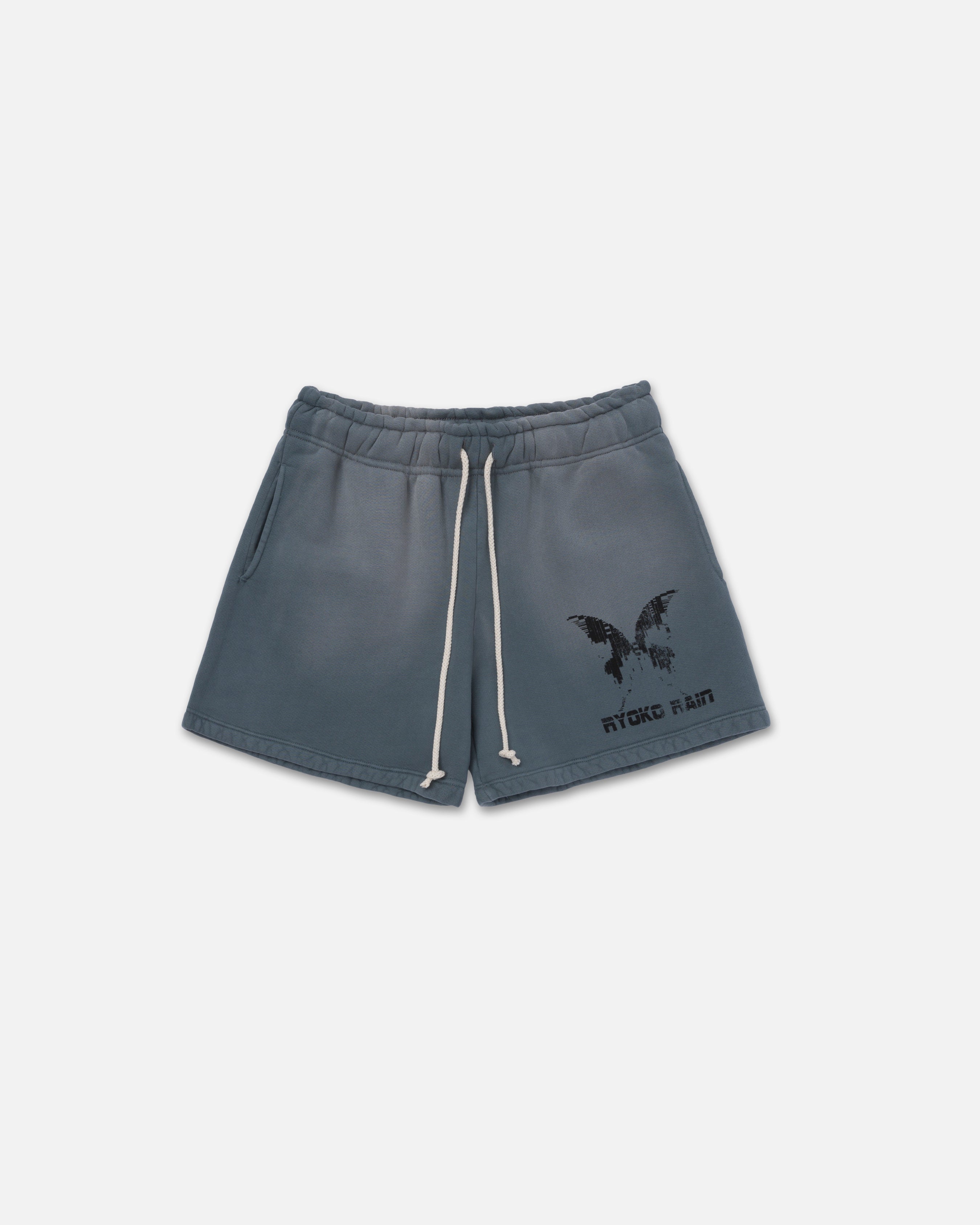 TIME WILL TELL COTTON SHORTS - STEEL – Ryoko Rain