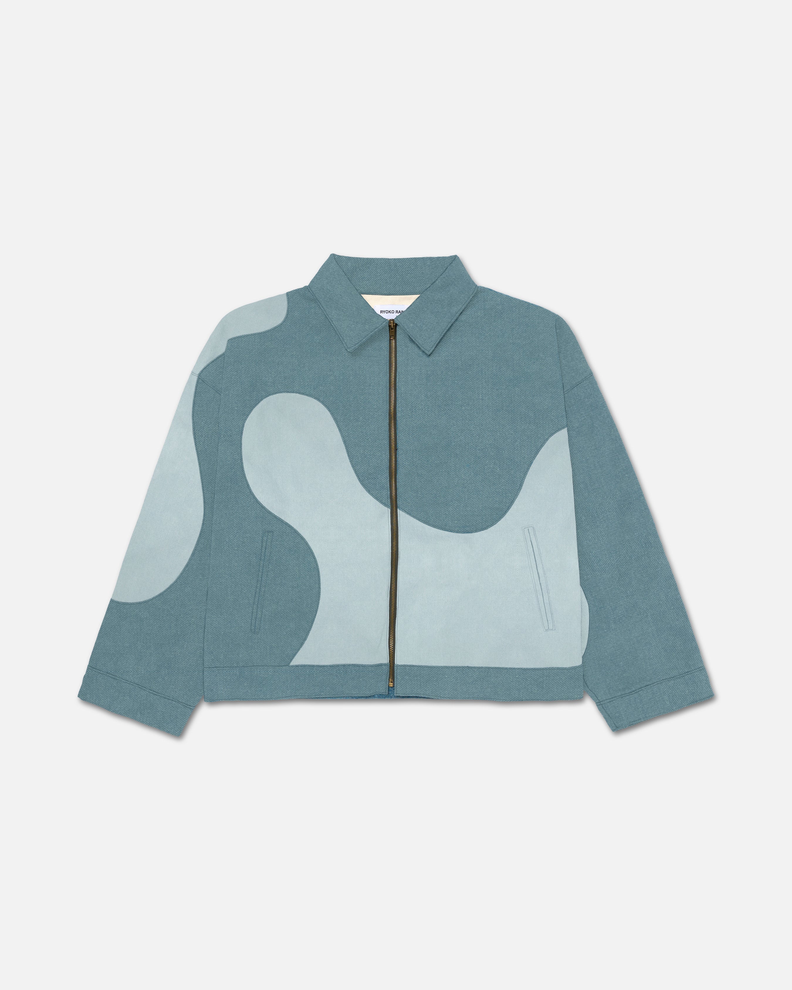 TWO-TONE WAVE WORK JACKET – Ryoko Rain
