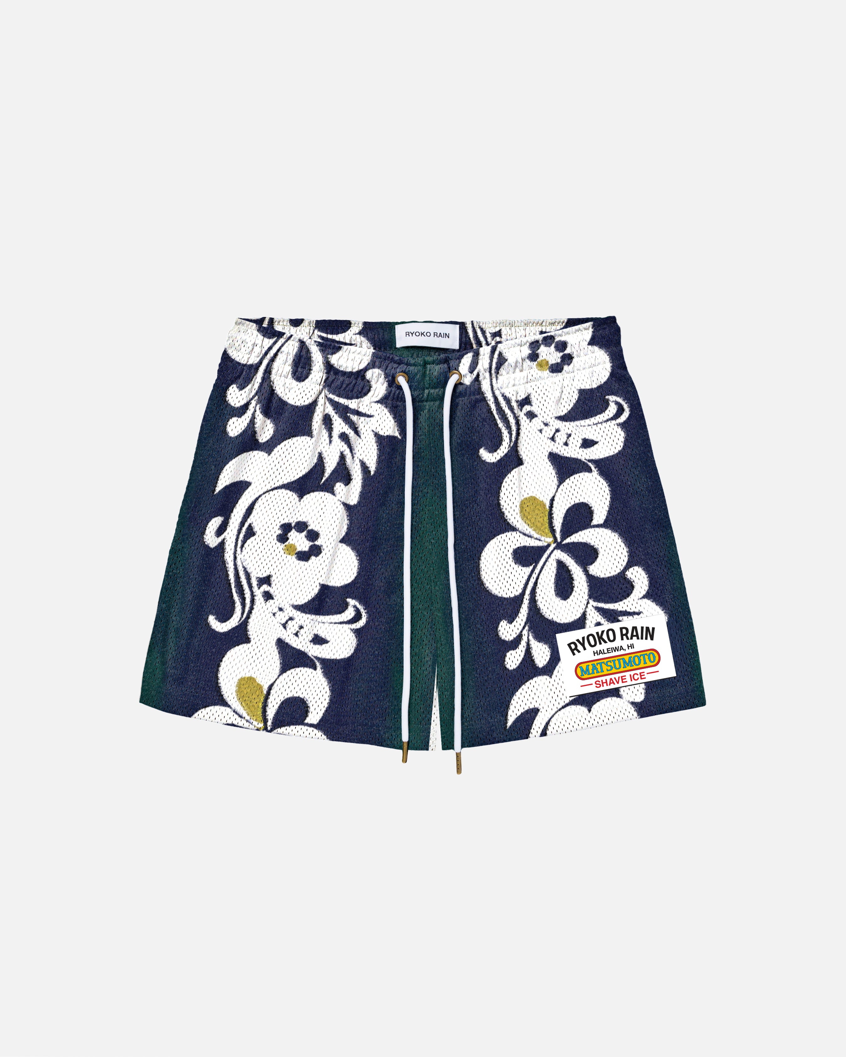 MATSUMOTO SHAVE ICE SHORTS - FLORAL – Ryoko Rain