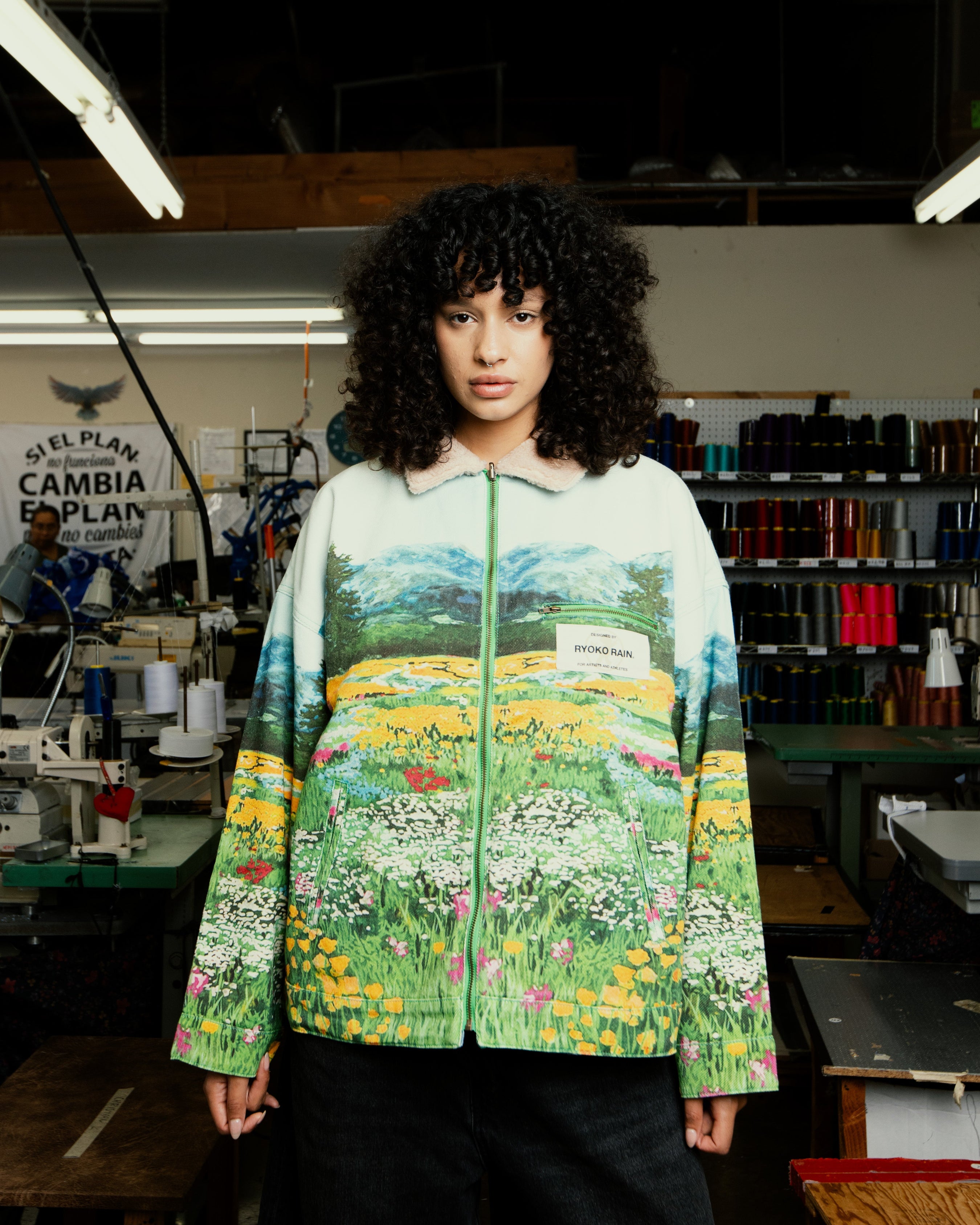 REVERSIBLE VALLEY OF FLOWERS WORK JACKET – Ryoko Rain