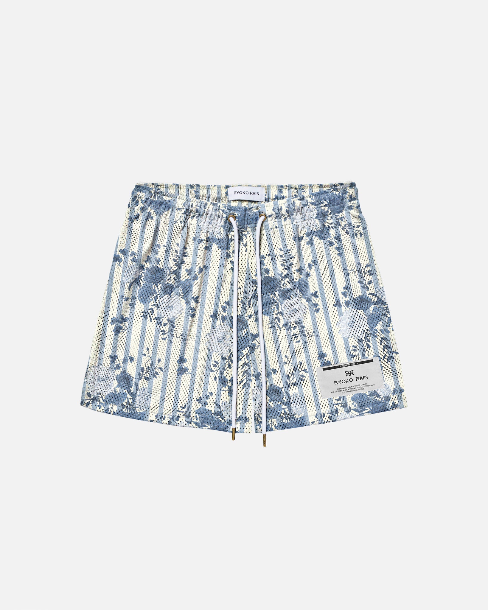 (UNRELEASED) BLUE FLORAL PINSTRIPE