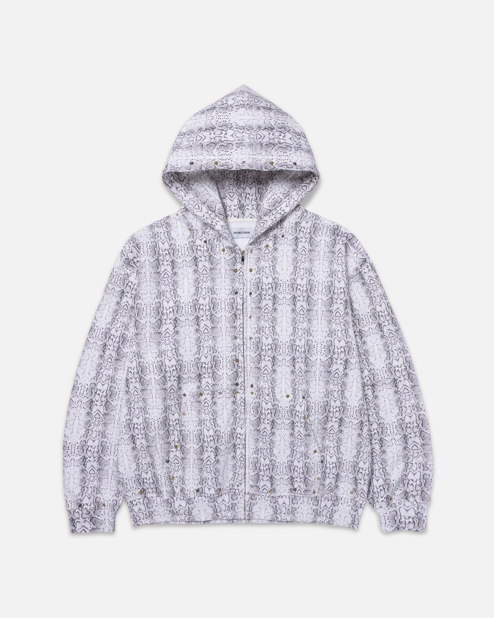 SNAKESKIN HALO ZIP UP HOODIE