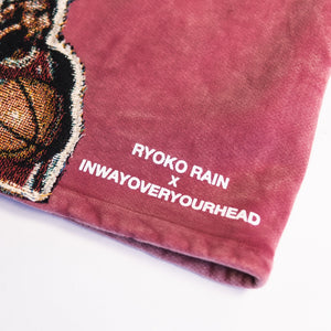 RYOKO RAIN X INWAYOVERYOURHEAD SWEAT SHORTS - WINE