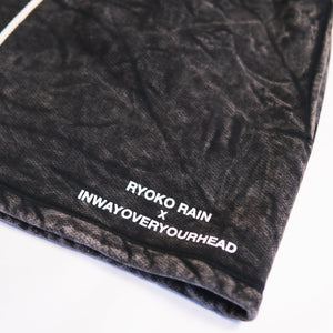 RYOKO RAIN X INWAYOVERYOURHEAD SWEAT SHORTS - CHARCOAL