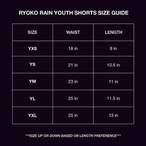 (YOUTH) RYOKO RAIN X MATSUMOTO SHAVE ICE - BLACK SHORTS