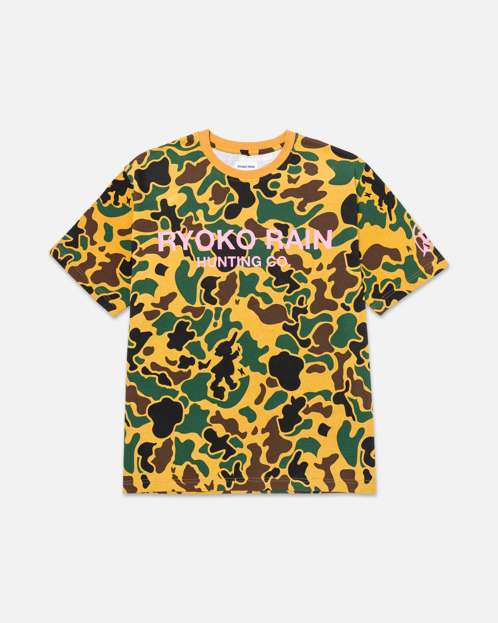 RYOKO RAIN HUNTING TEE - DUCK CAMO