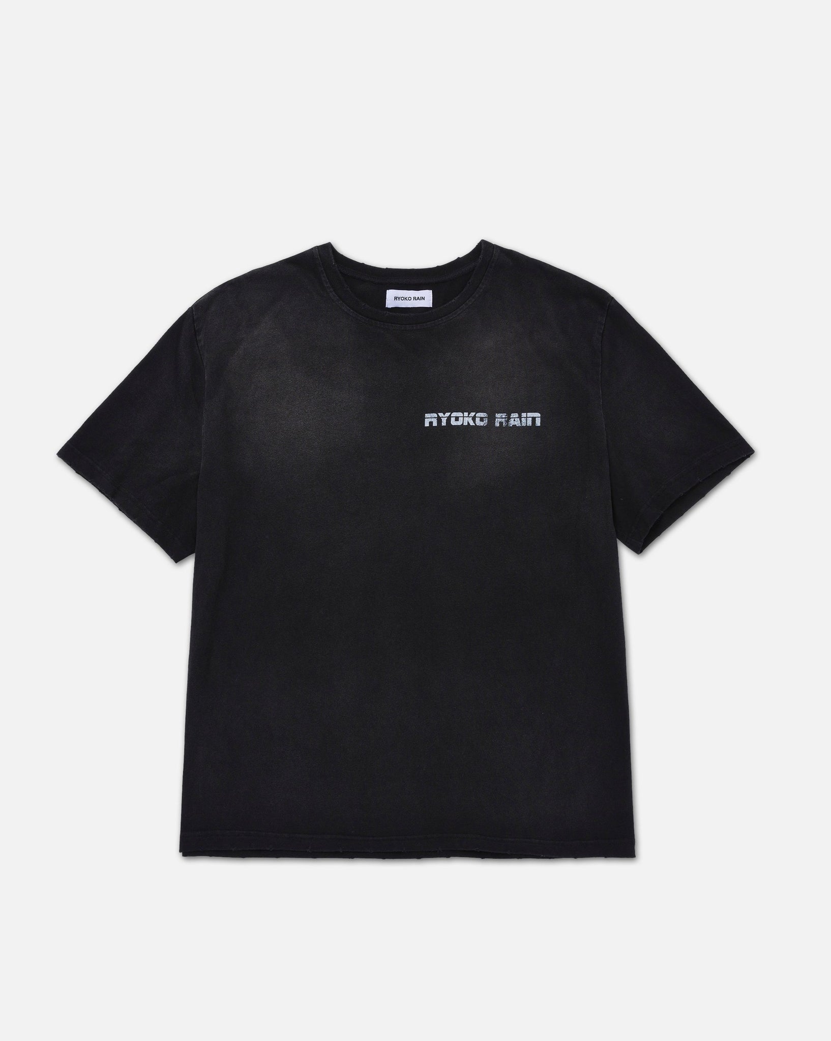 BLACK TIME WILL TELL VINTAGE CROPPED TEE