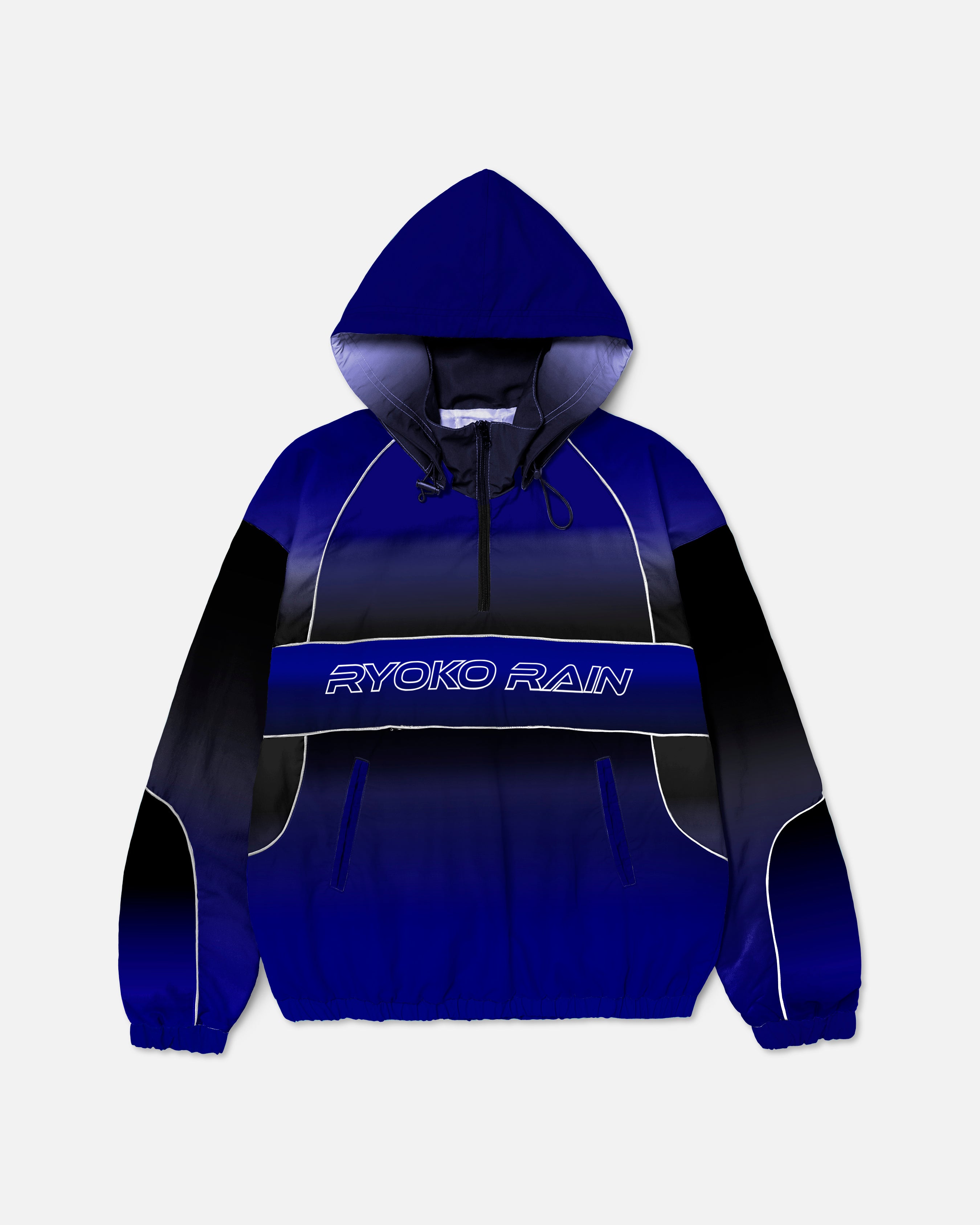 NAVY BLUE GRADIENT TRACK JACKET – Ryoko Rain