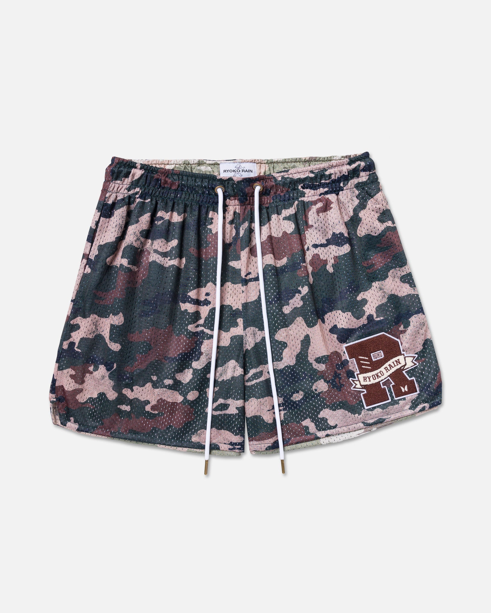 REVERSIBLE CAMO SHORTS - MILITARY