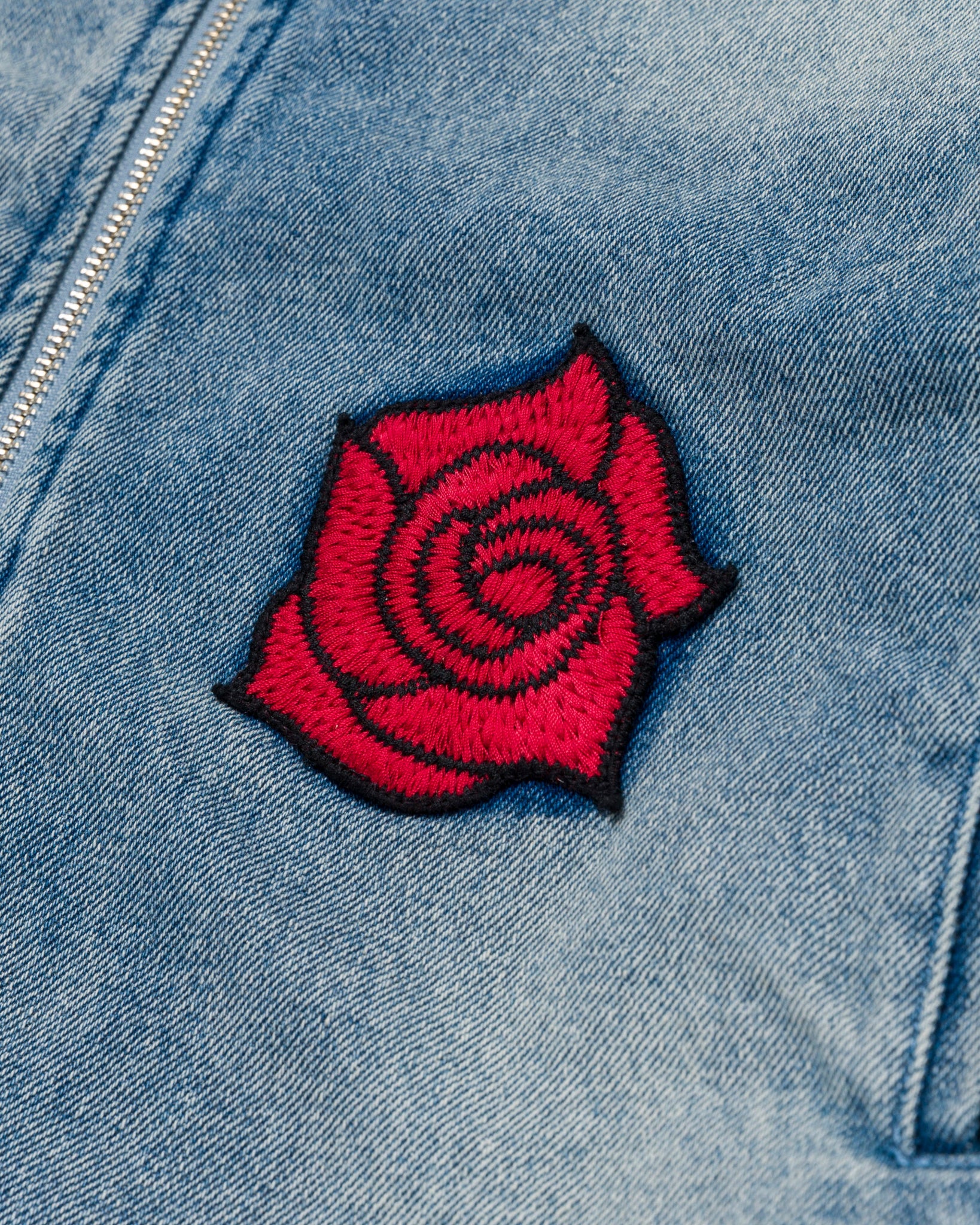 REVERSIBLE ROSE DENIM WORK JACKET – Ryoko Rain - Main Image