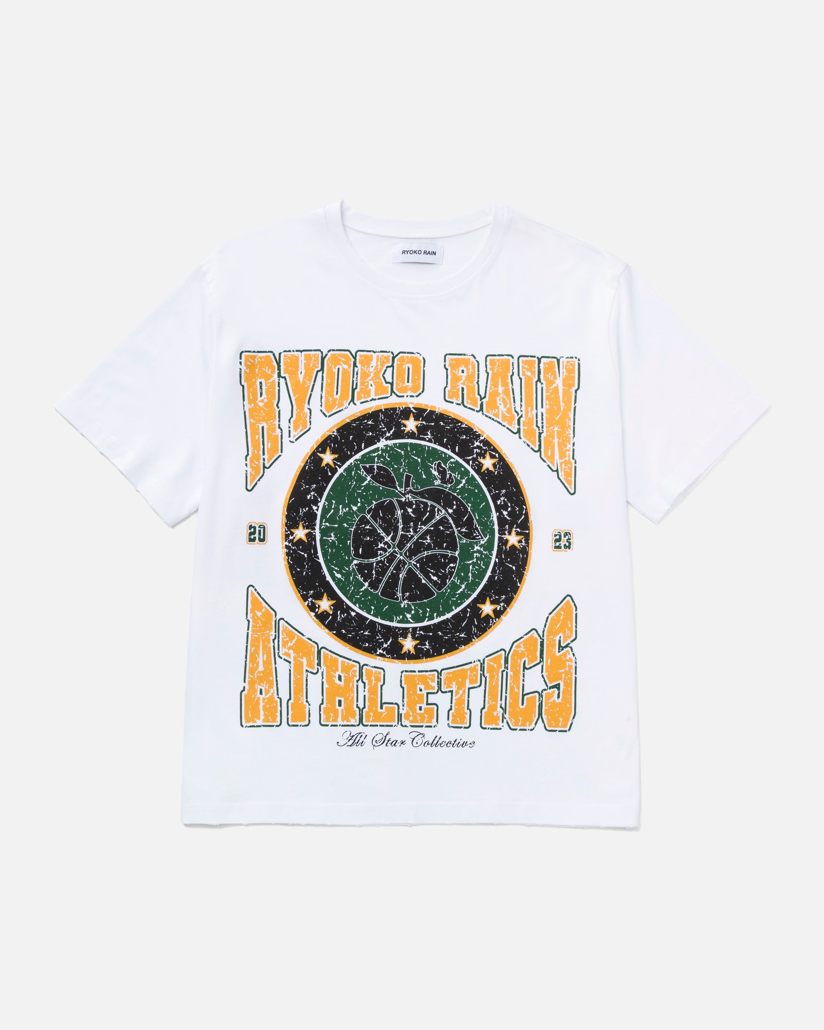 ALL STAR COLLECTIVE VINTAGE CROPPED TEE - WHITE