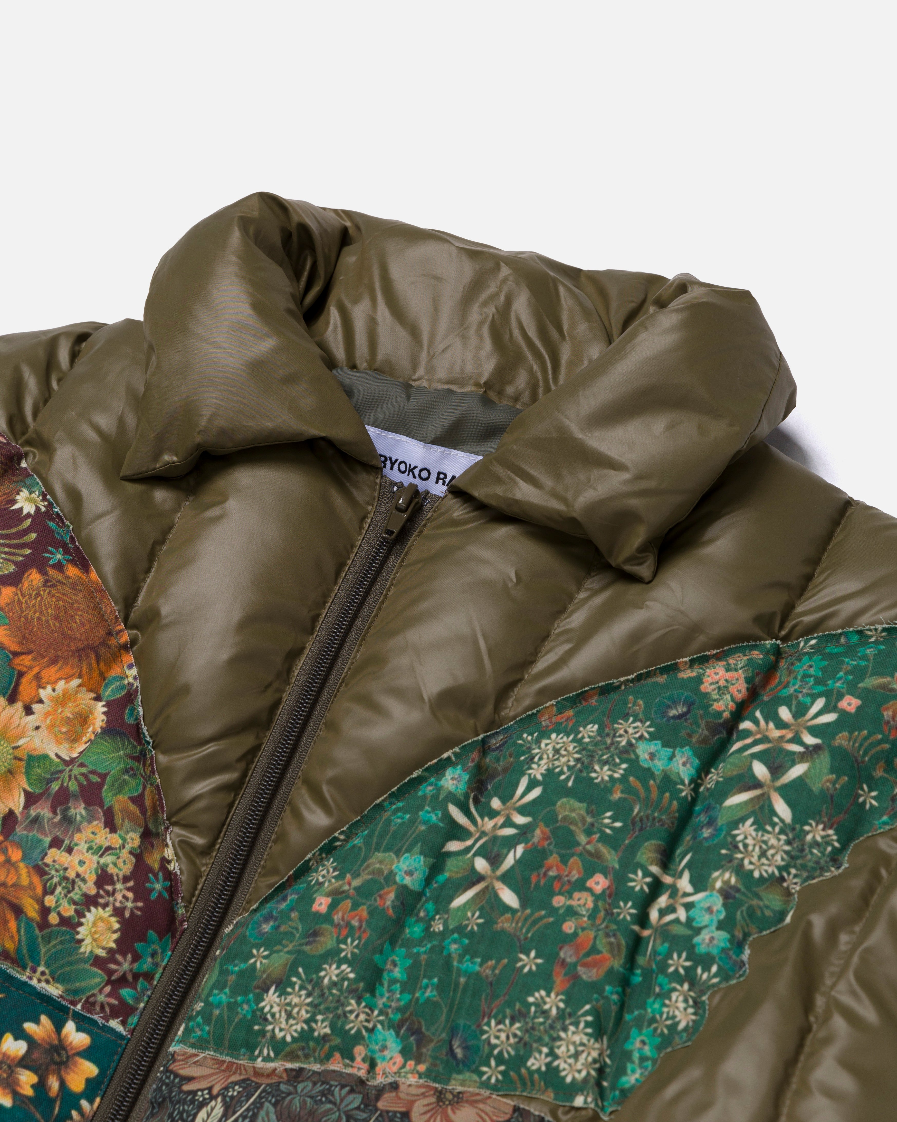 GREEN BUTTERFLY PUFFER JACKET – Ryoko Rain