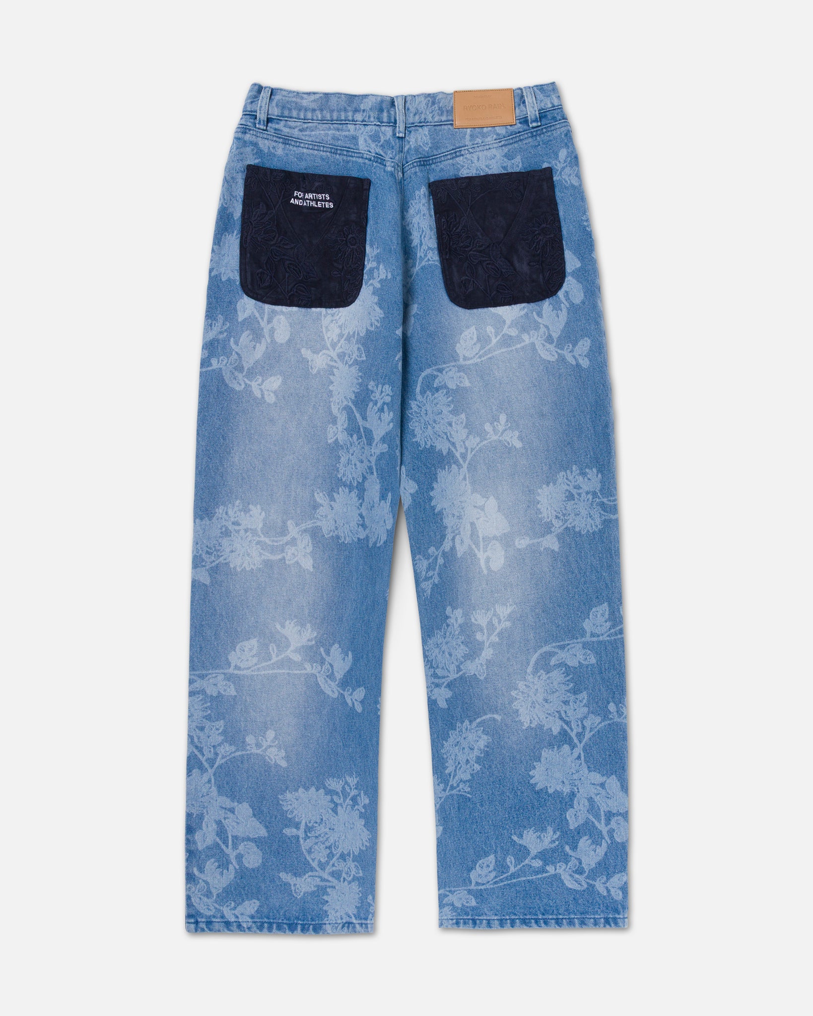 FLORAL LASER JEANS – Ryoko Rain