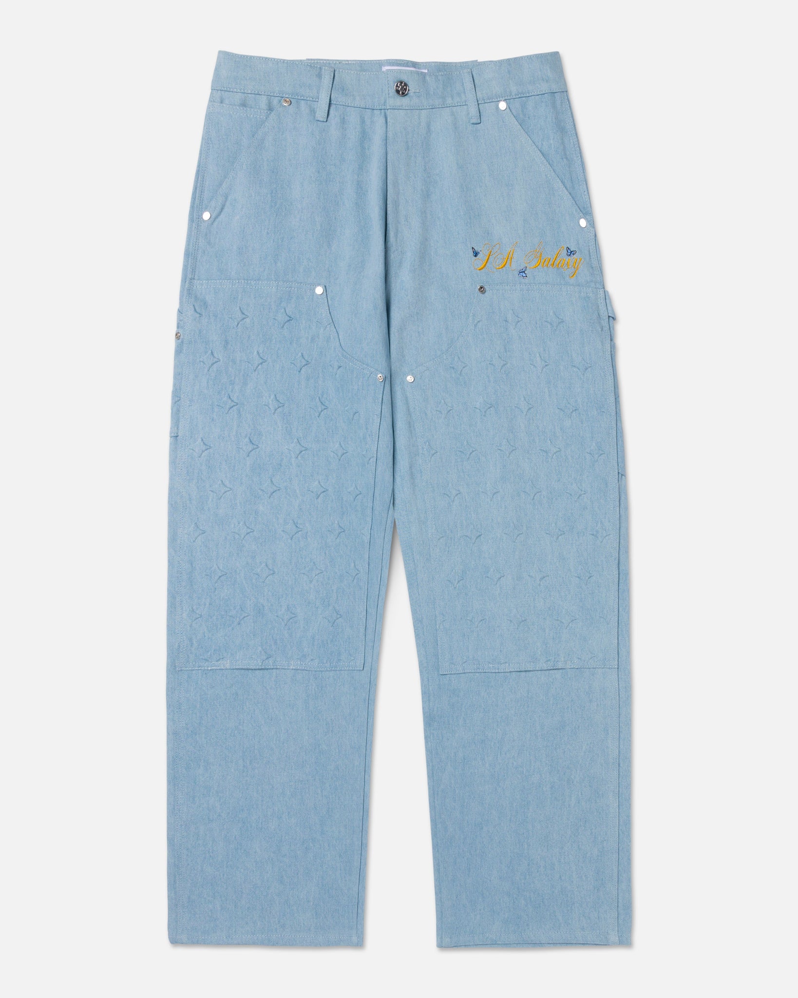 RYOKO RAIN X LA GALAXY DOUBLE KNEE DENIM JEANS
