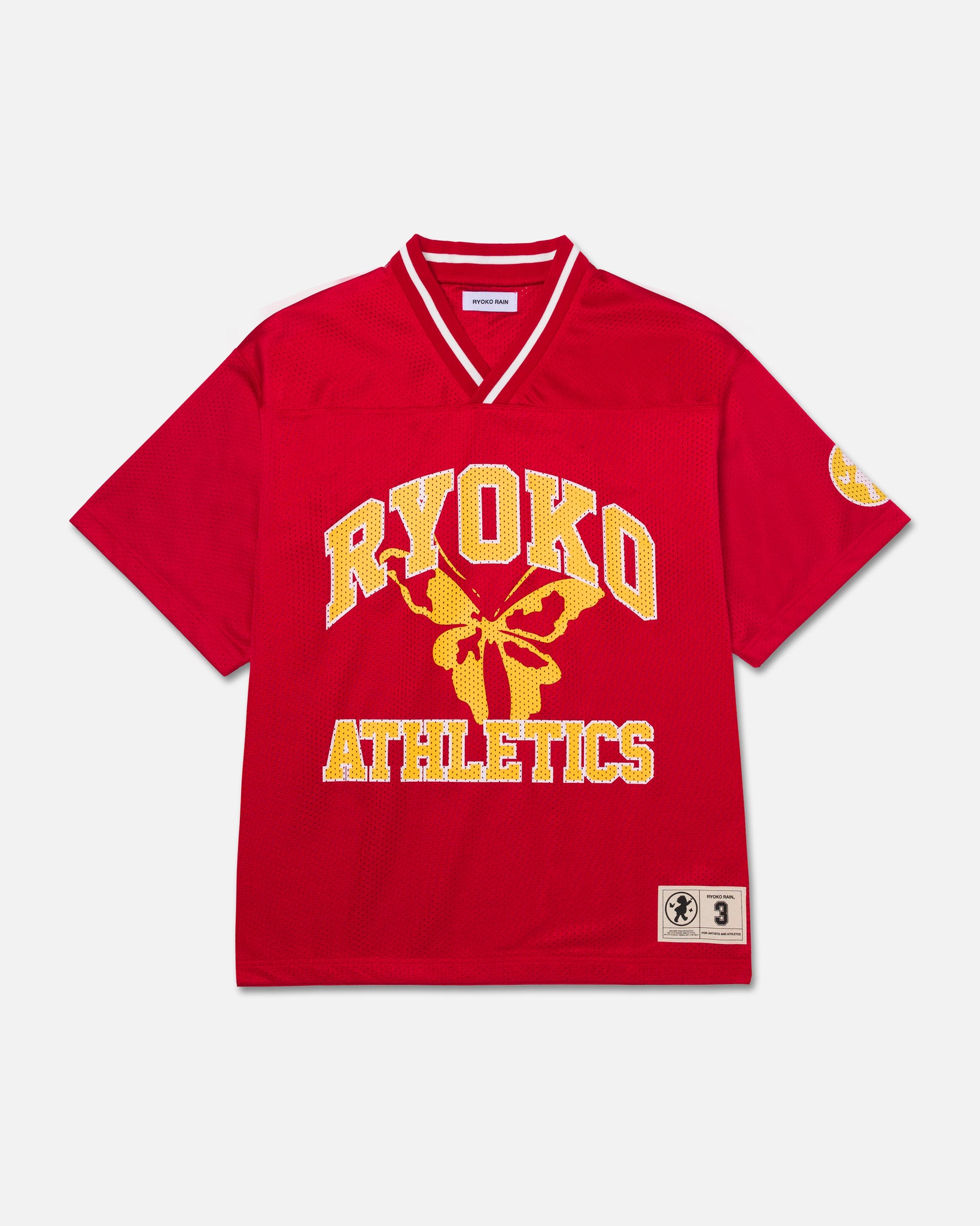 RYOKO RAIN FOOTBALL JERSEY - RED