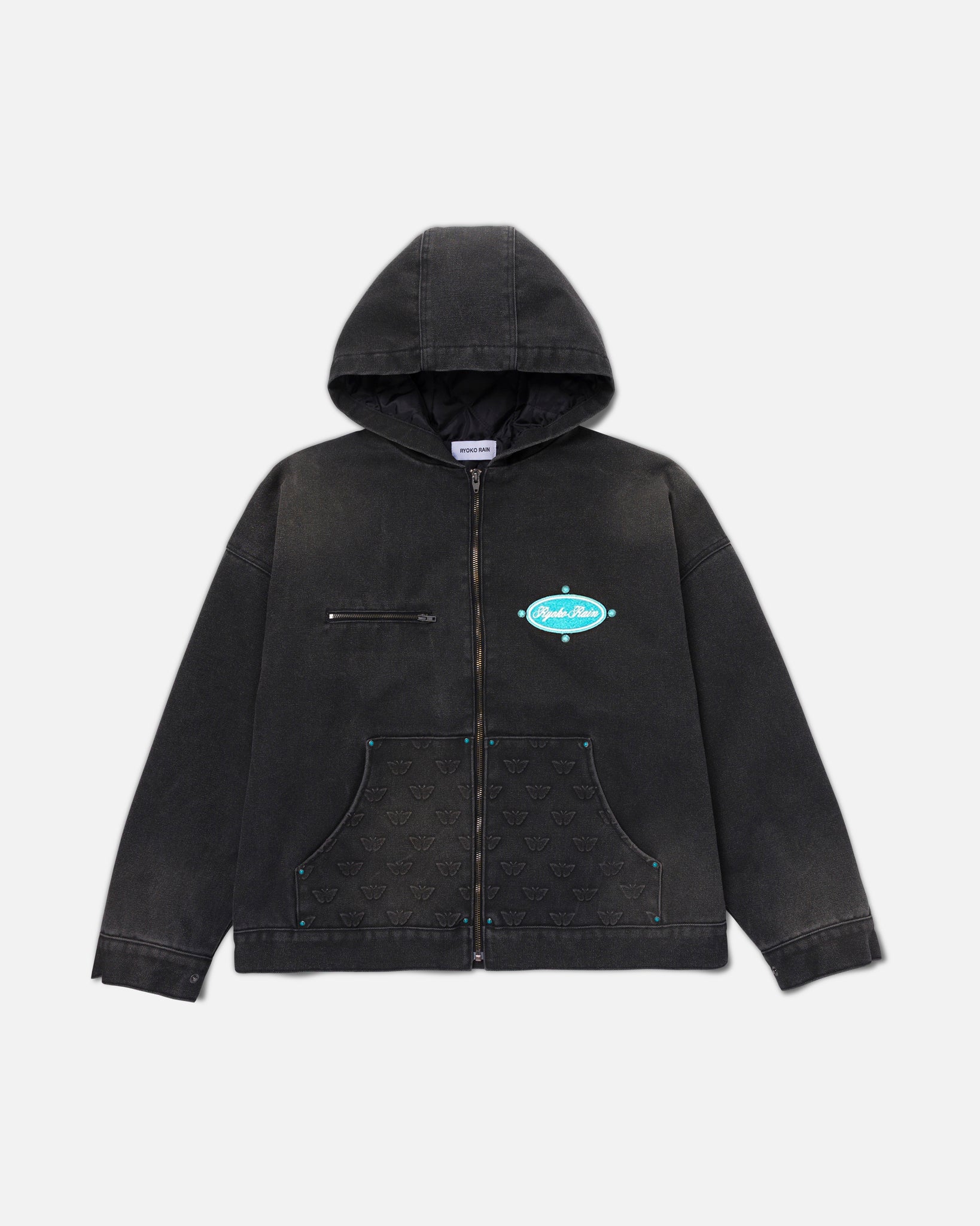 BUTTERFLY HOODED WORK JACKET – Ryoko Rain