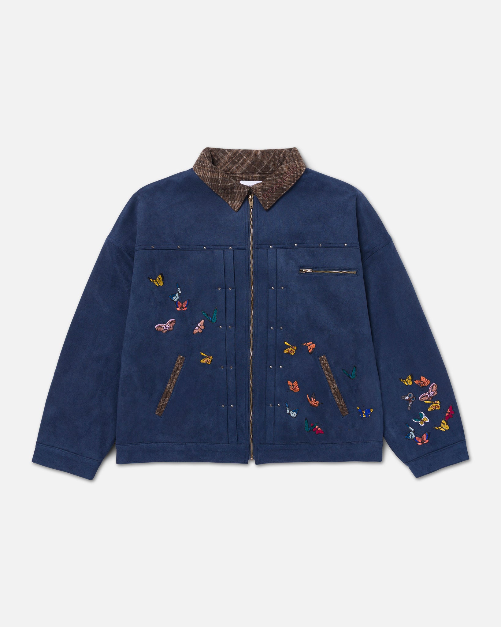 INDIGO SUEDE FLIGHT WORK JACKET (PRE-ORDER)