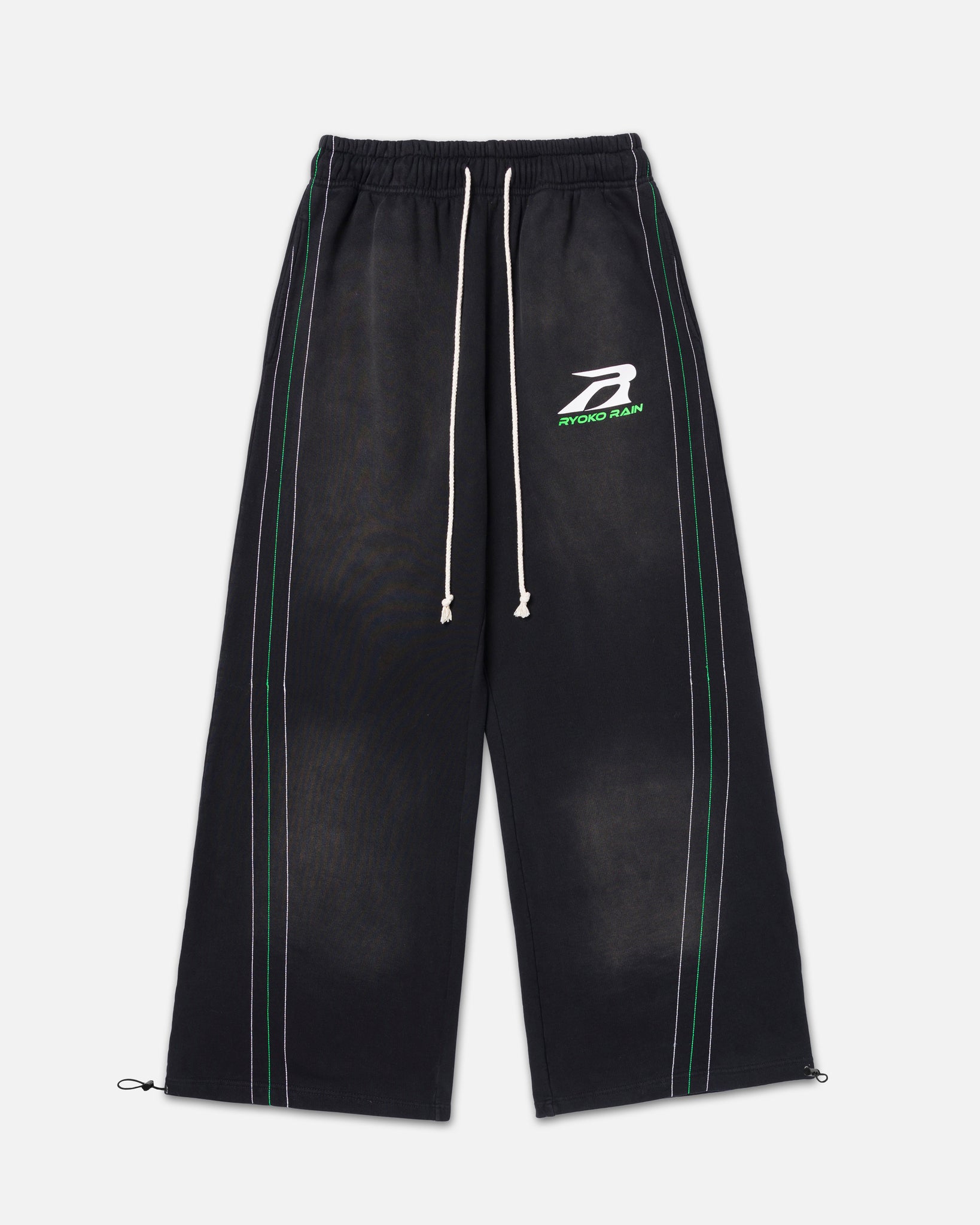 ARTISTS & ATHLETES SWEATPANTS - BLACK/NEON GREEN