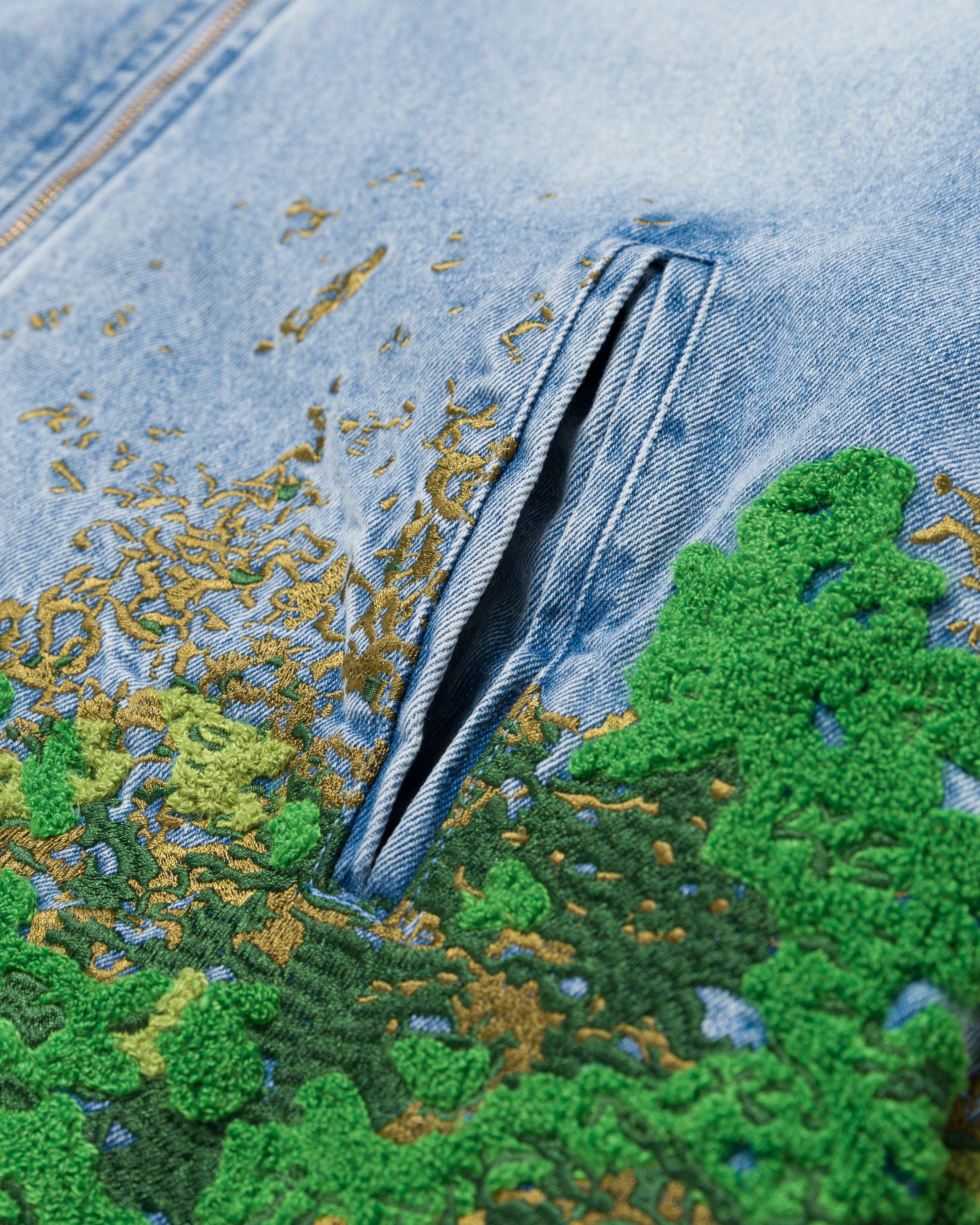 MOSS DENIM WORK JACKET (PRE-ORDER) – Ryoko Rain