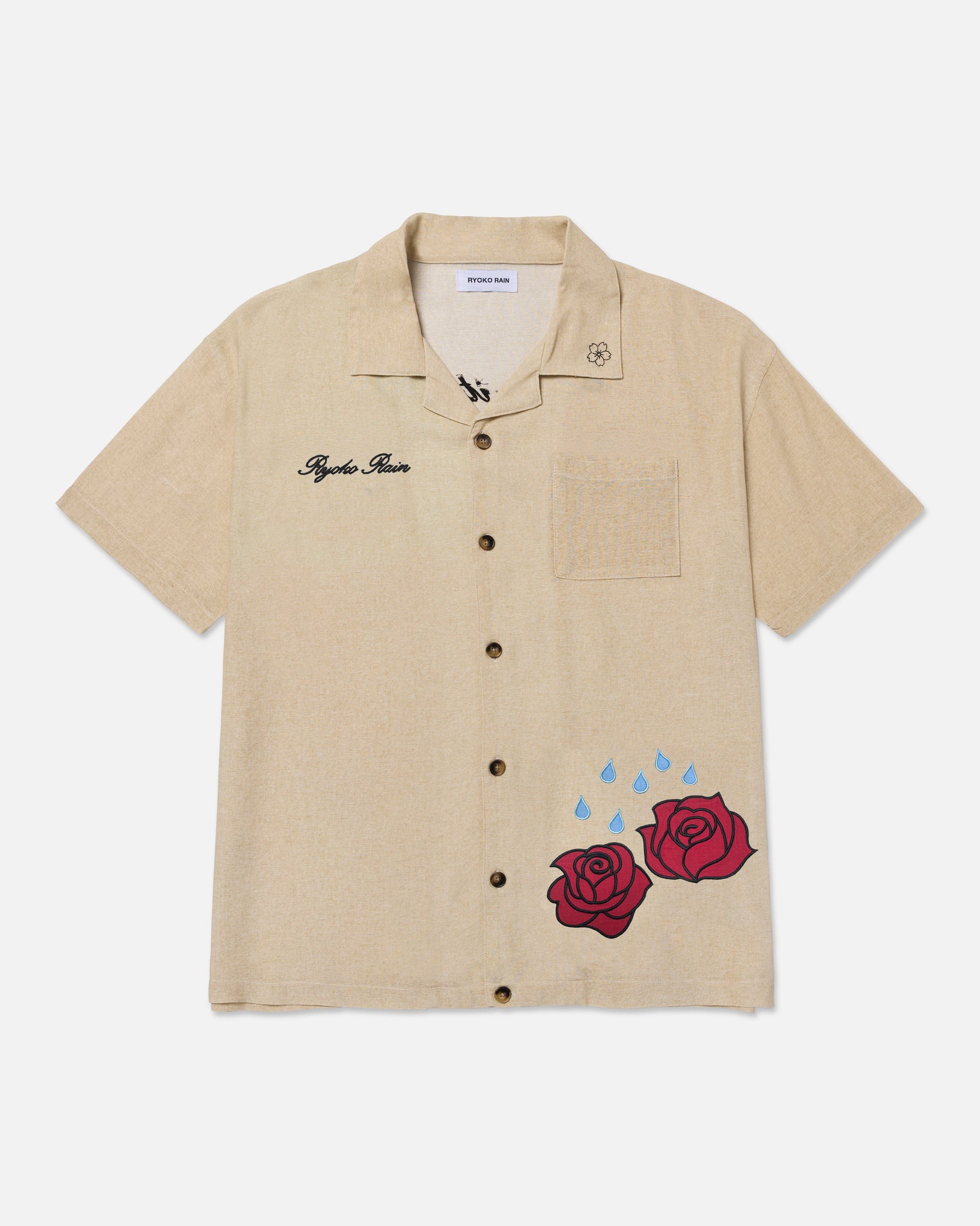 DEAR RYOKO LINEN BUTTON UP