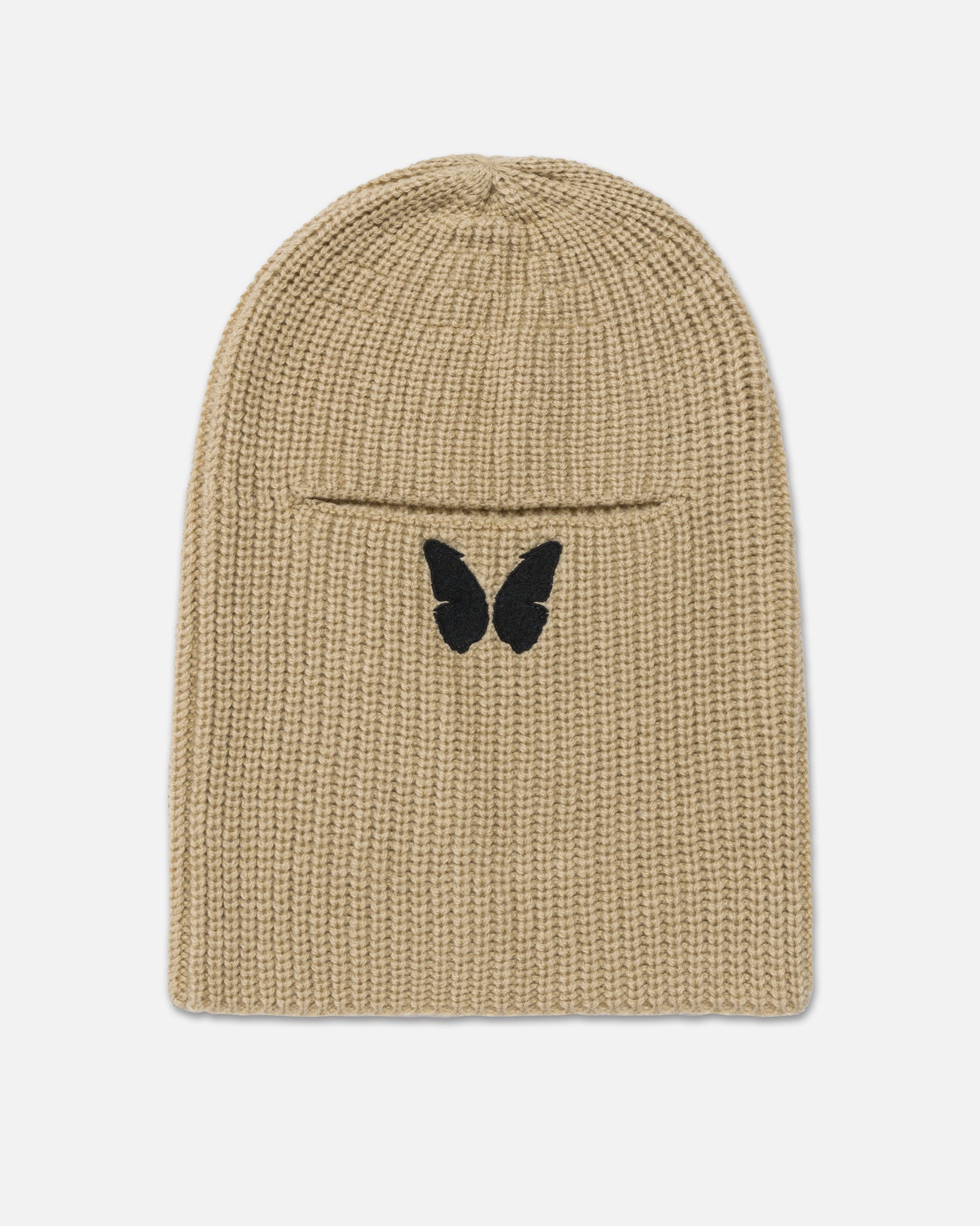 BUTTERFLY SKI MASK - TAN