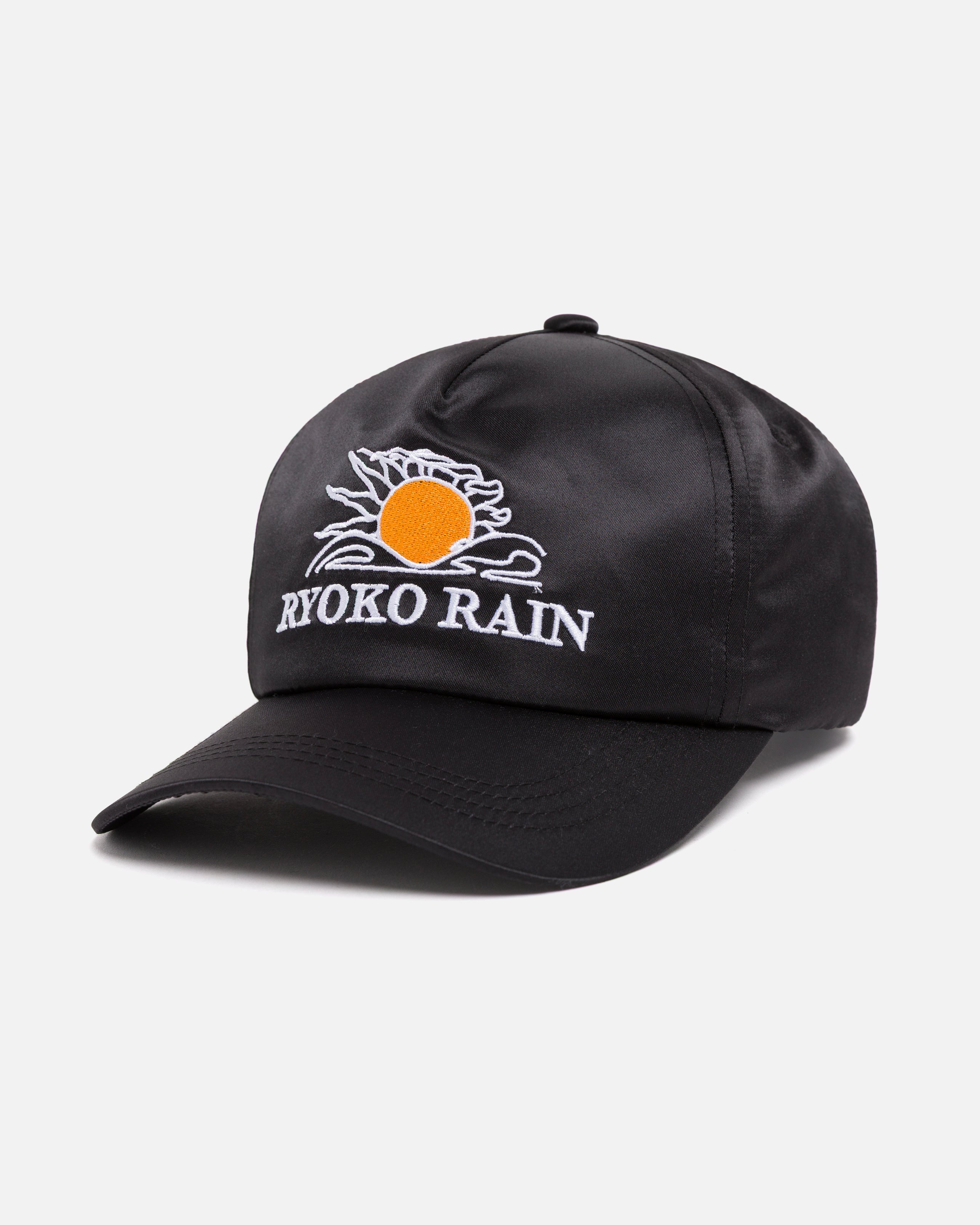 SATIN SUNSET SNAPBACK - BLACK – Ryoko Rain