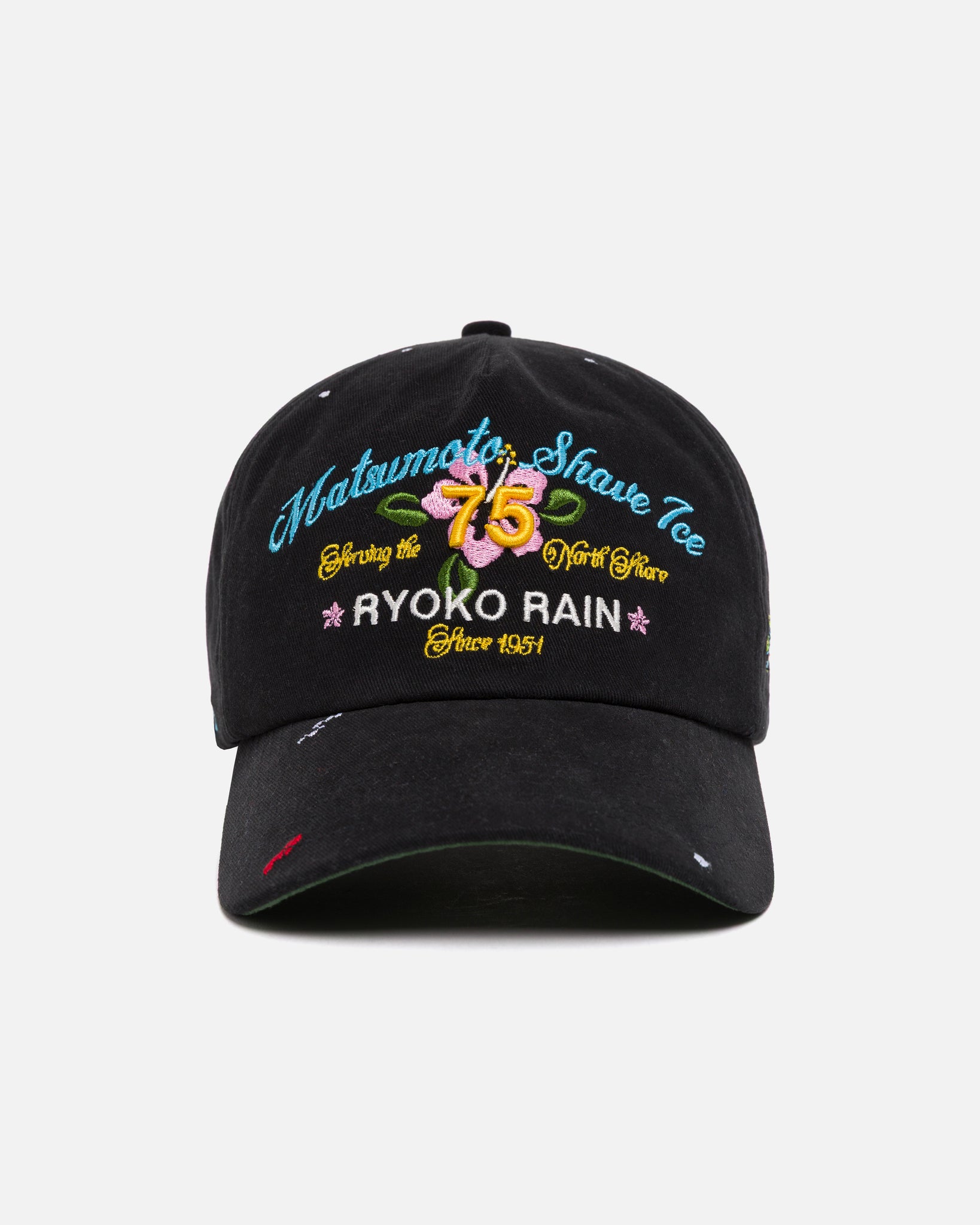 MATSUMOTO SHAVE ICE PAINT SPLATTER HAT- BLACK – Ryoko Rain