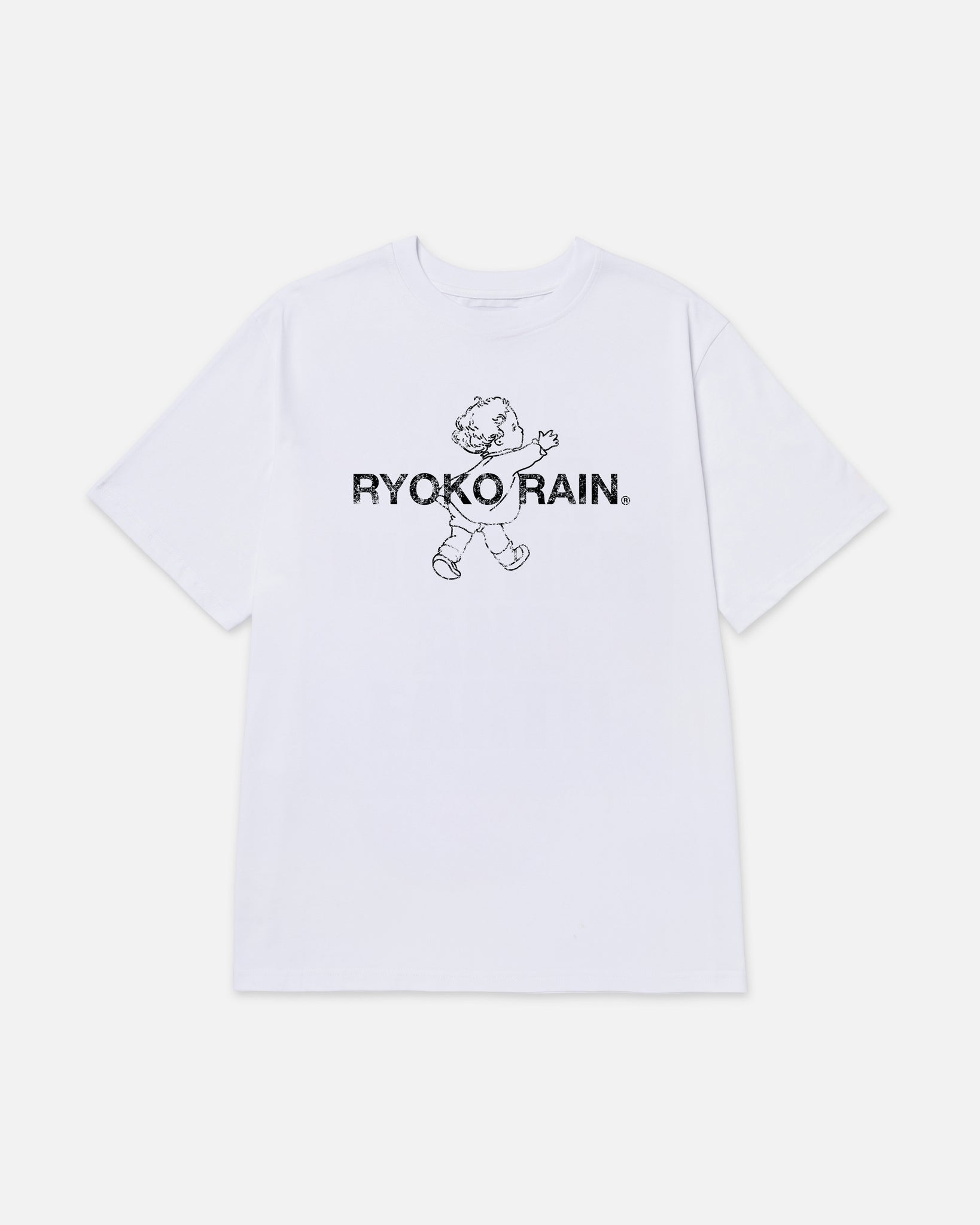 BUTTERFLY GARDEN TEE - WHITE