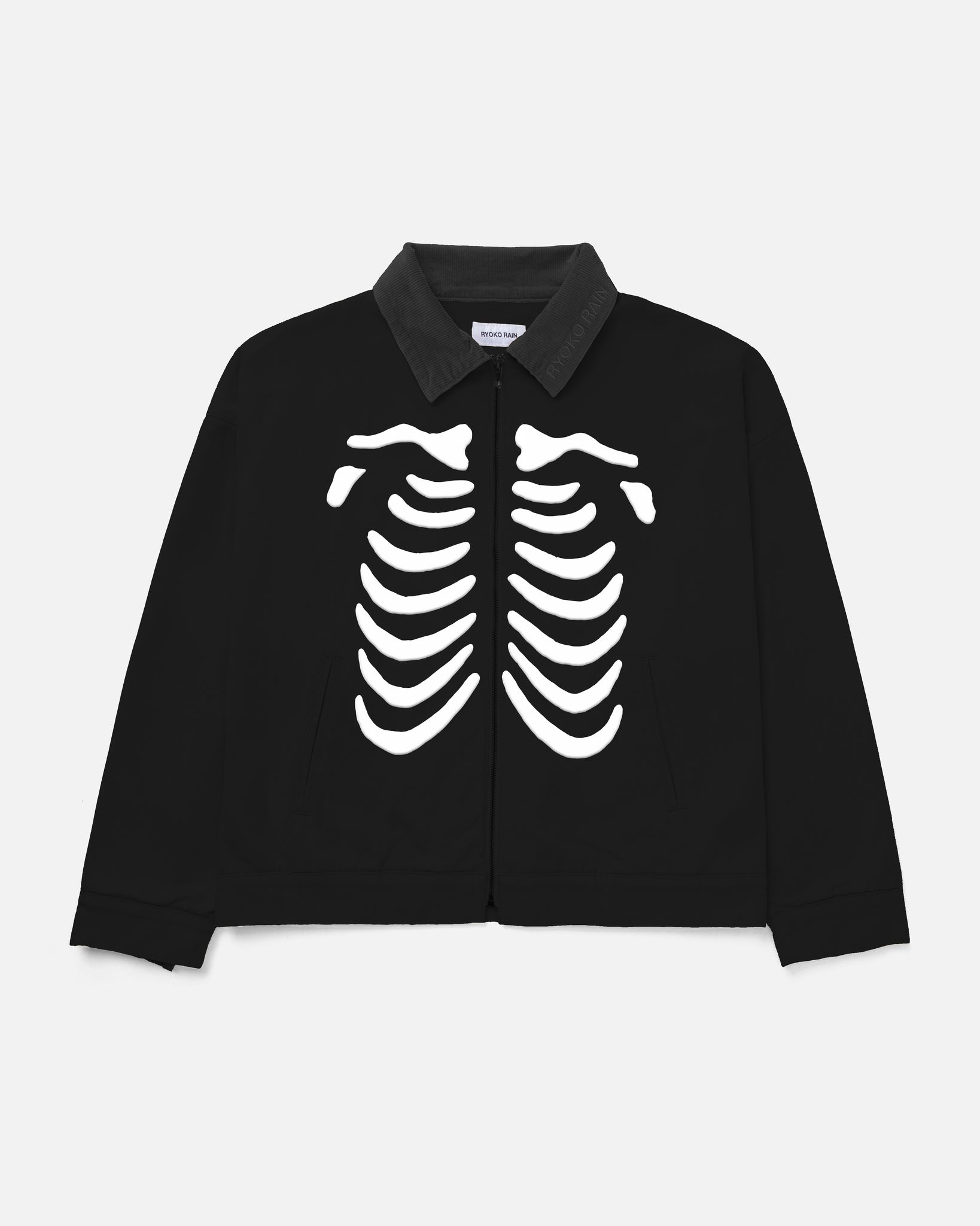 BONES WORK JACKET - BLACK