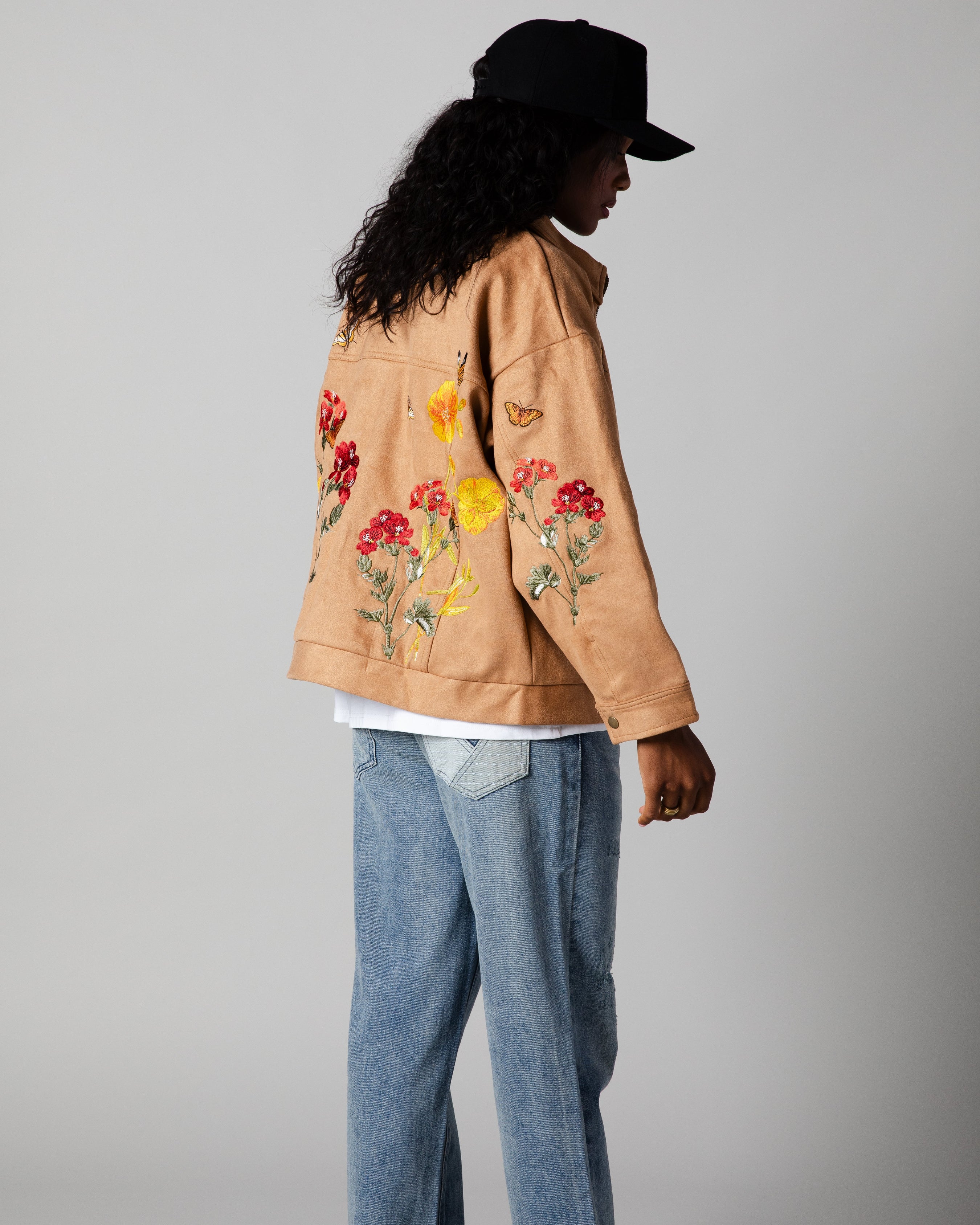 MONARCH CLAY SUEDE WORK JACKET – Ryoko Rain