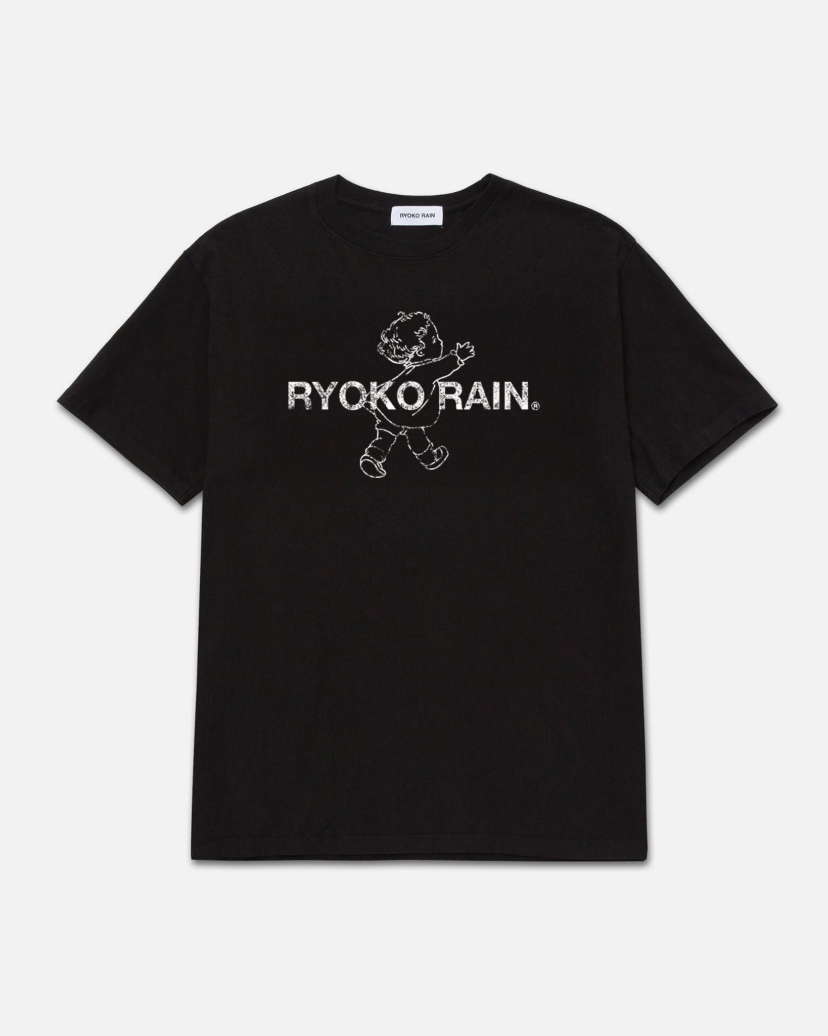 BUTTERFLY GARDEN TEE - BLACK