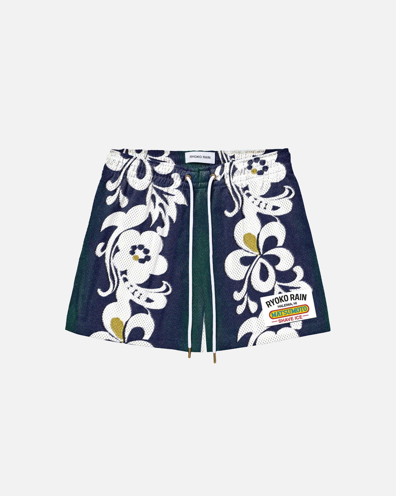 RYOKO スクイーズ MATSUMOTO SHAVE ICE SHORTS - FLORAL – Ryoko Rain