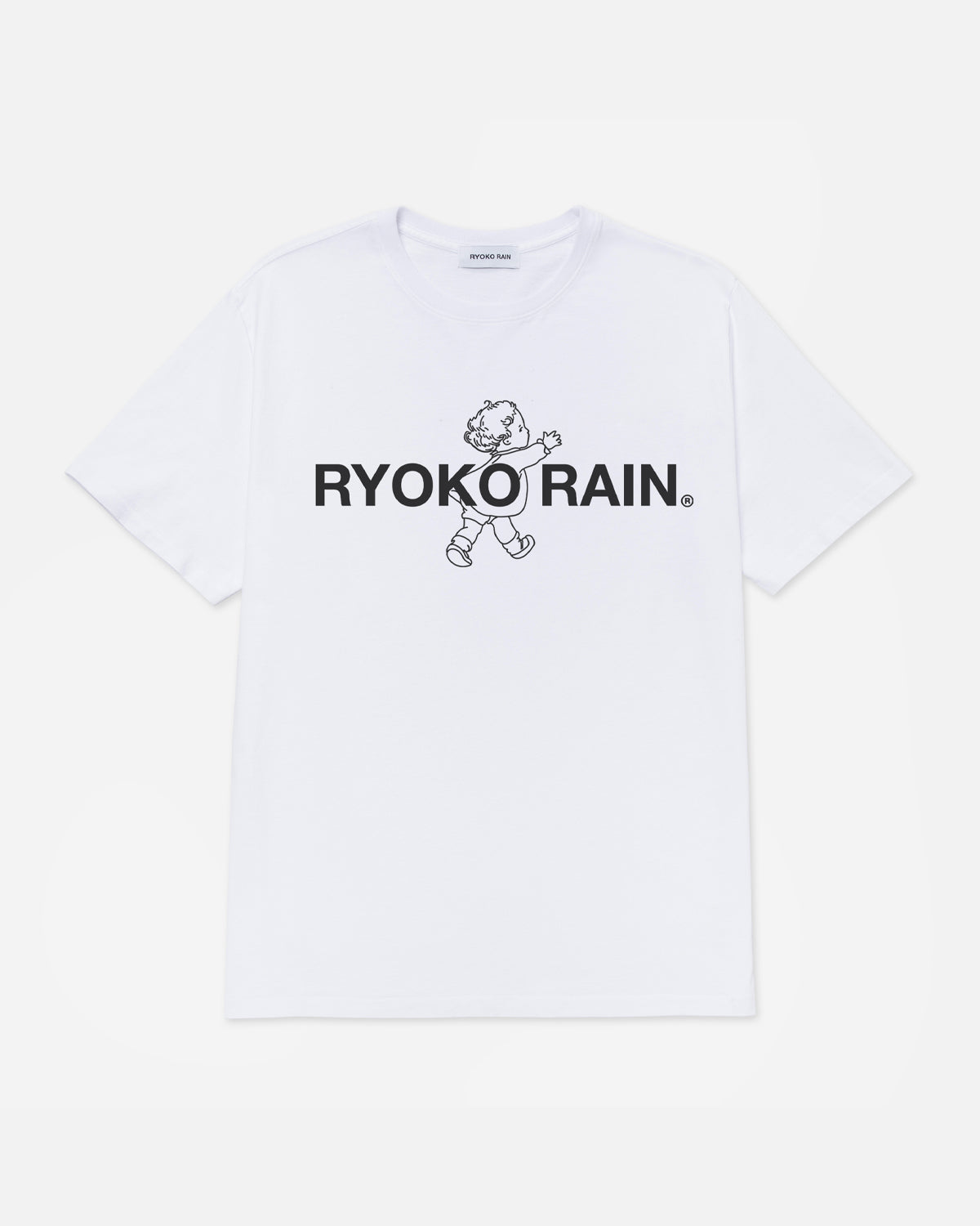 RYOKO RAIN POET TEE - WHITE